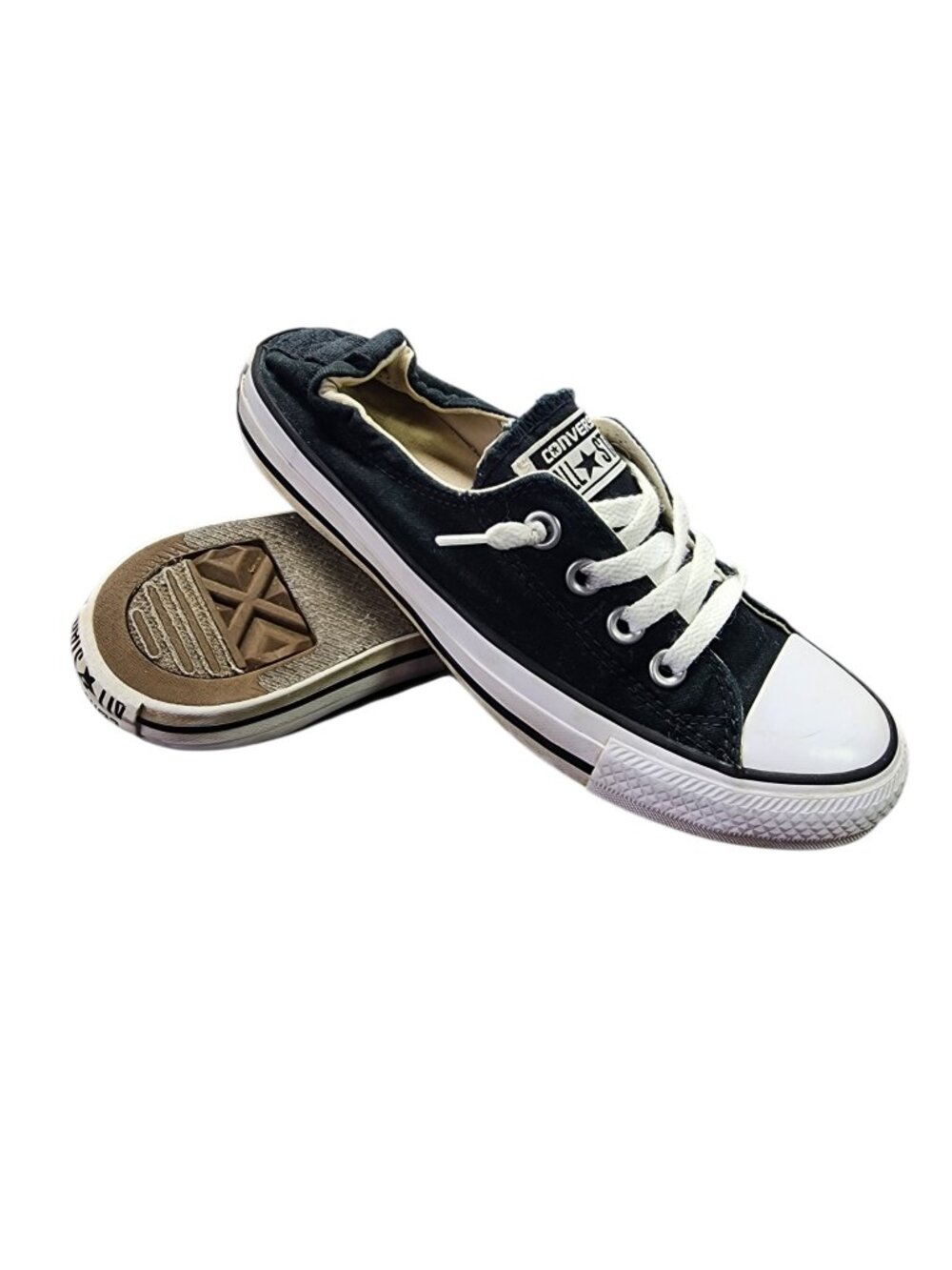 Converse Chuck Taylor All Star Shoreline Slip-On Shoes Womens Size 7 Black